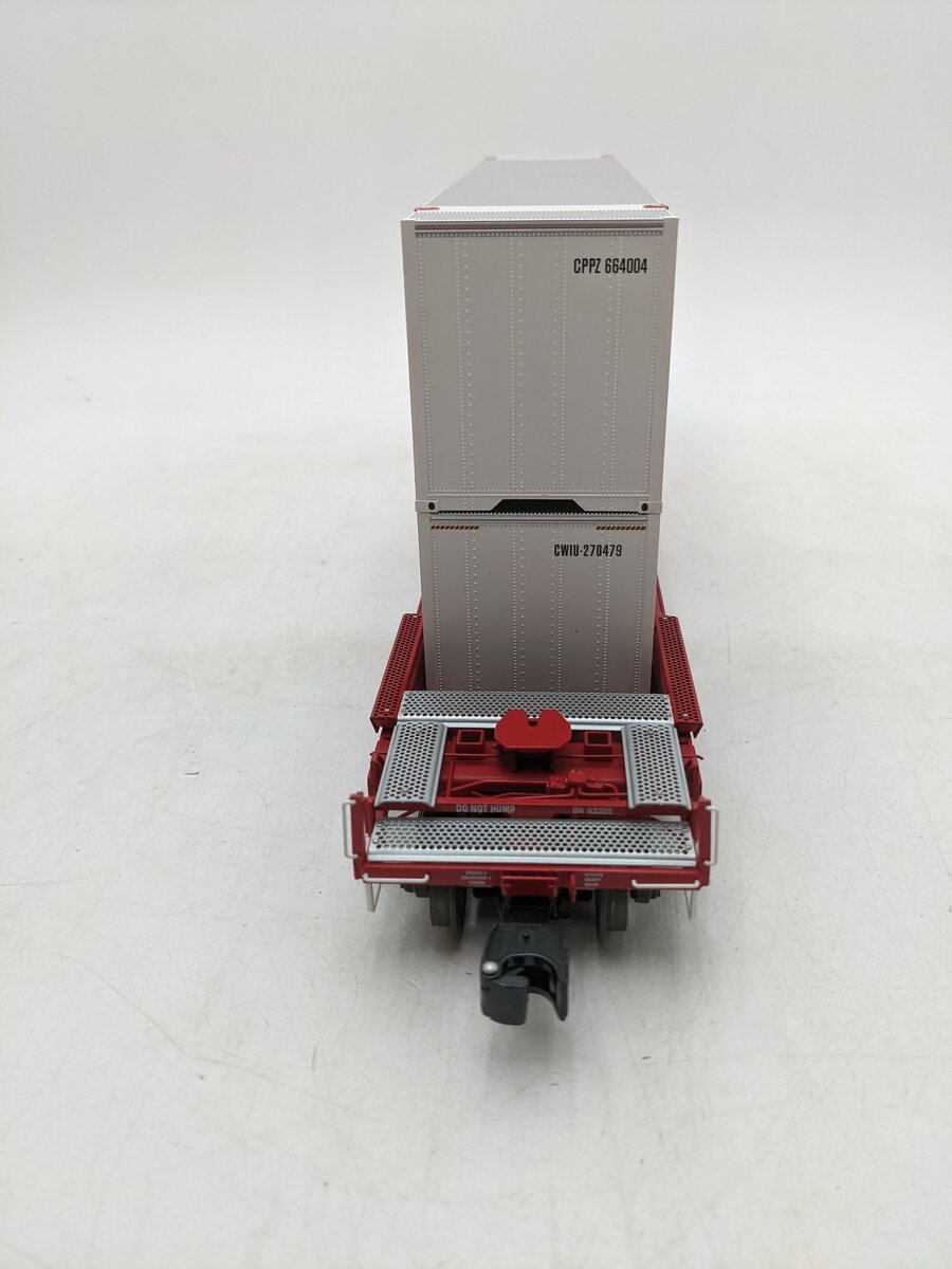 Lionel 6-27553 Burlington Northern Husky Stack Car EX/Box