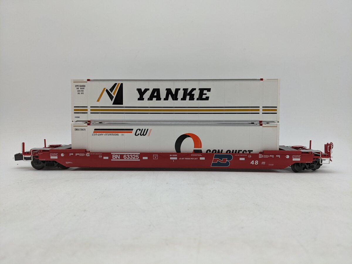 Lionel 6-27553 Burlington Northern Husky Stack Car EX/Box