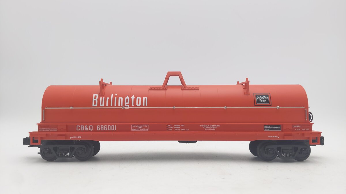 MTH 20-98262 O Gauge Burlington Coil Car #686001 EX/Box