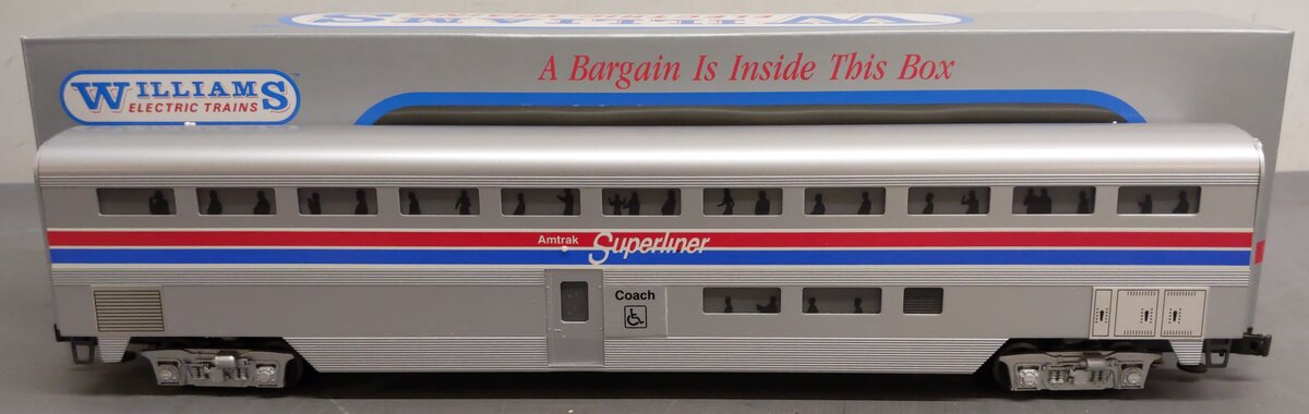 Williams SL80 O Gauge Amtrak Superliner 80' Coach Car LN/Box