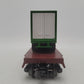 MTH 30-7077C O BNSF Flatcar w/ Trailer #545640 EX/Box