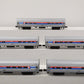 Williams O Amtrak Metro-Liner Passenger Car Set 880, 881, 882, 883, 884 (5) EX/Box