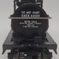 Lionel 6-26103 O Gauge GATX Tank Train Single Dome Tank Car EX/Box
