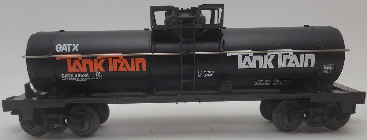 Lionel 6-26103 O Gauge GATX Tank Train Single Dome Tank Car EX/Box