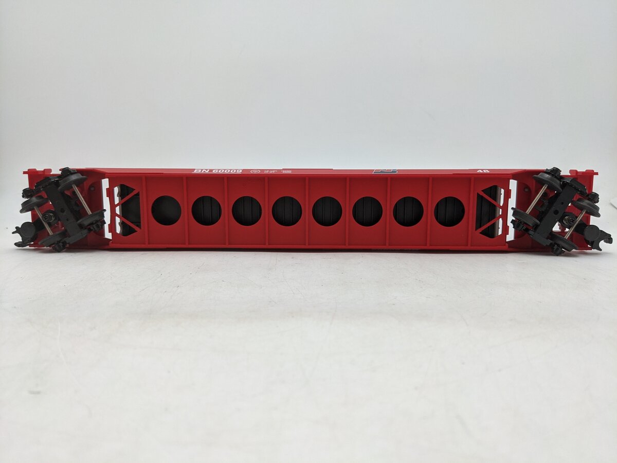 MTH 20-9502L O Gauge Burlington Northern Husky Stack Car w/ Containers #60009 EX/Box