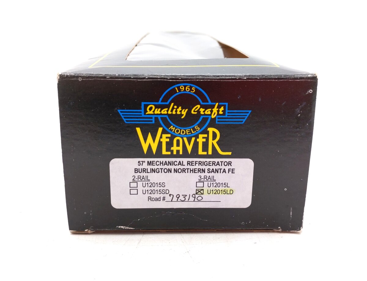 Weaver U12015LD O Burlington 57' Mechanical Reefer #793190 LN/Box