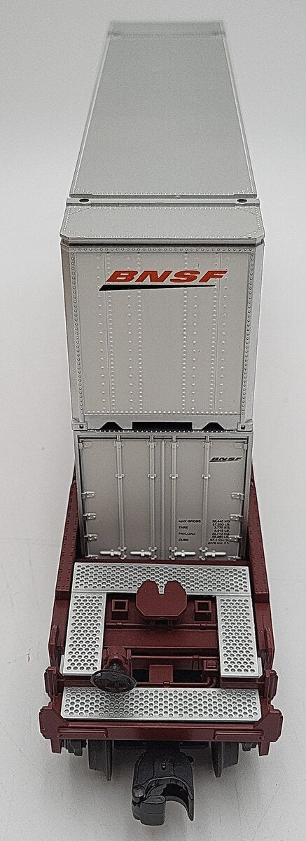 MTH 30-4206C O Gauge BNSF Husky Stack Car #238590 LN