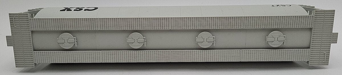 MTH 30-7540 O Gauge CSX 4-Bay Cylindrical Hopper Car #225360 EX/Box