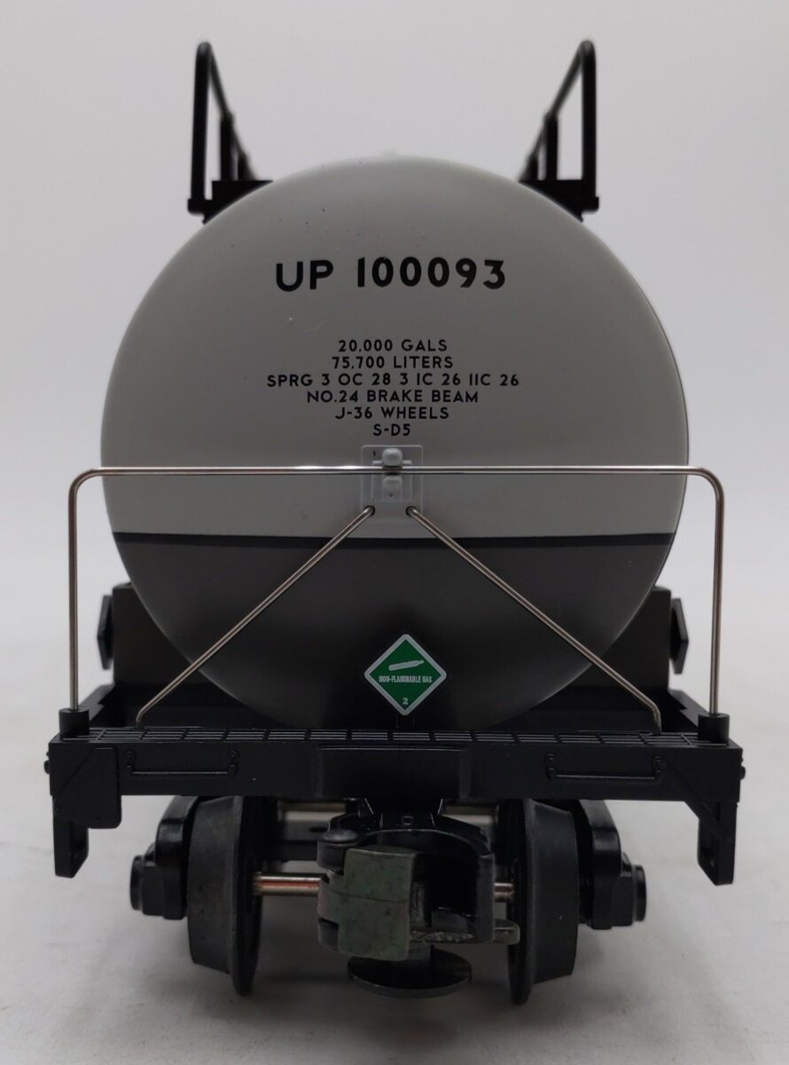 MTH 20-90022A O Gauge Union Pacific 20,000 Gallon 4-Compartment Tank #100093 EX/Box