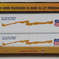 MTH 30-7005B O Gauge Union Pacific Flat with UP Doublestack EX/Box