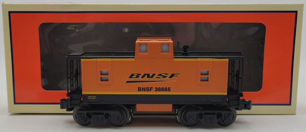 Lionel 6-36665 O Gauge BNSF Square Window Caboose LN/Box