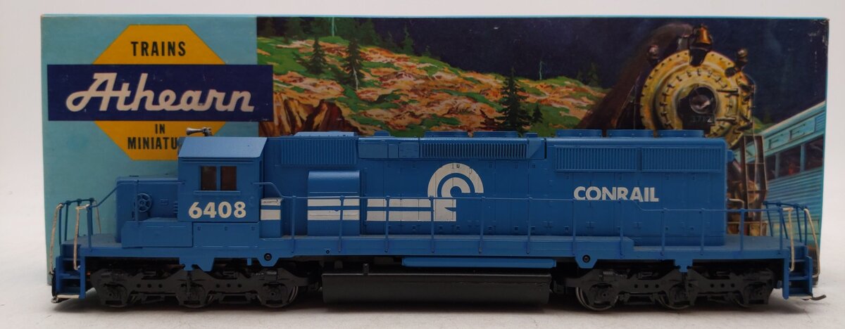 Athearn 4404 Conrail SD40-2 PWR Diesel Locomotive #6408 EX/Box