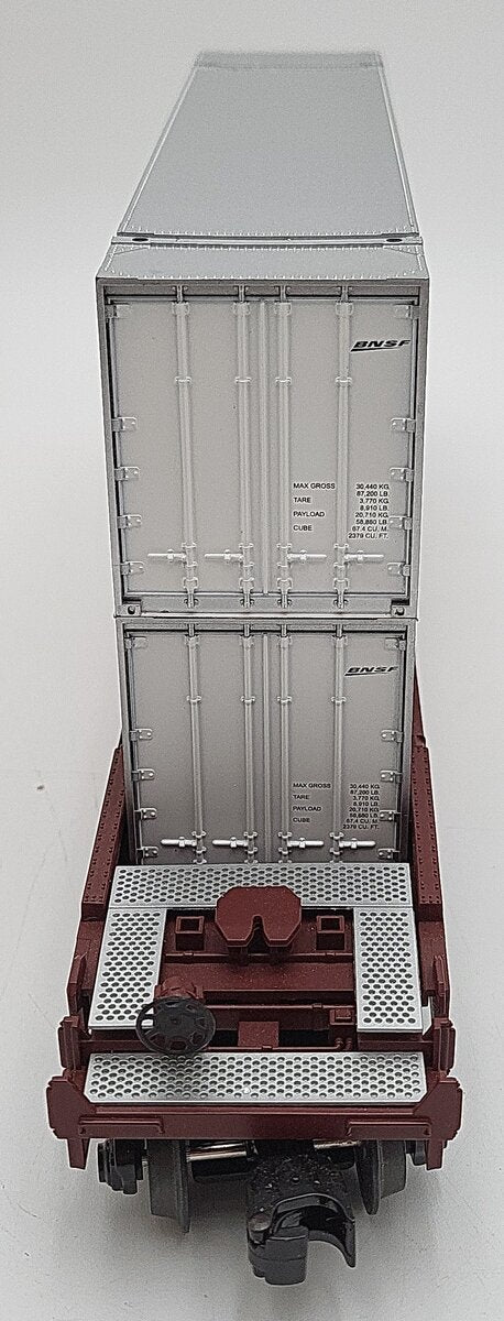 MTH 30-7054B BNSF Husky Stack Car LN