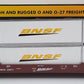 MTH 30-7054B BNSF Husky Stack Car LN
