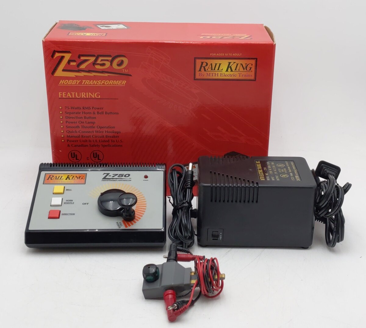 MTH 40-750 Z-750 Hobby Transformer with Controller EX/Box
