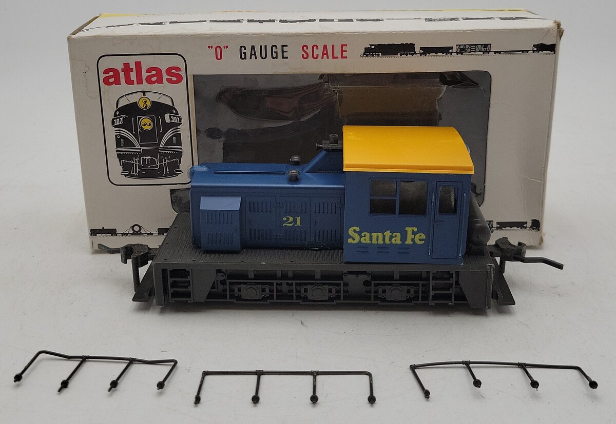 Atlas 6121 O Scale Santa Fe WDT Industrail Switcher (2 Rail) LN/Box