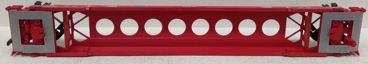 MTH 20-9502L O Gauge Burlington Northern Husky Stack Car w/ Containers #60009 EX/Box