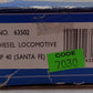 Bachmann 63502 HO Scale Santa Fe EMD GP 40 Diesel Locomotive #3500 EX/Box