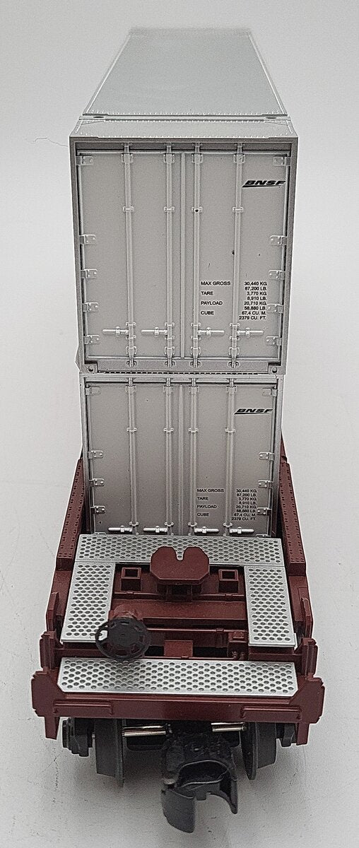 MTH 30-4206A O Gauge BNSF Husky Stack Car #238582 LN/Box