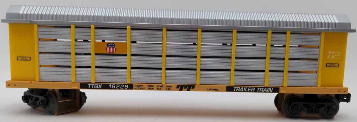Lionel 6-16228 O Gauge Union Pacific Auto Carrier Car with Screens EX/Box