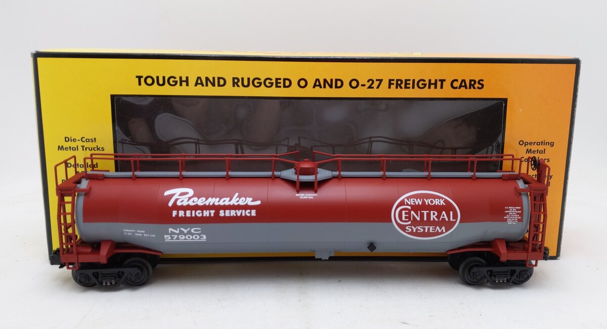 MTH 30-7389 O Gauge New York Central 33,000 Gallon Tank Car #579003 NIB