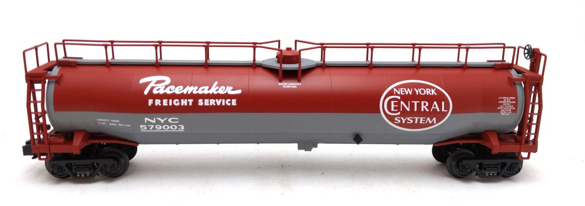 MTH 30-7389 O Gauge New York Central 33,000 Gallon Tank Car #579003 NIB