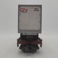 MTH 20-98679 Canadian National Flat Car w/ 48' Trailer VG/Box
