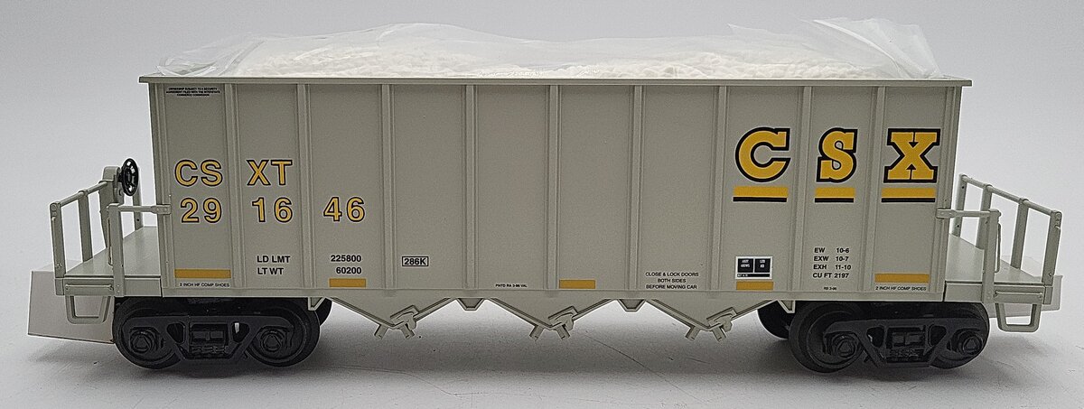 MTH 20-97276 O Gauge CSX Rapid Discharge Hopper Car #291646 LN/Box