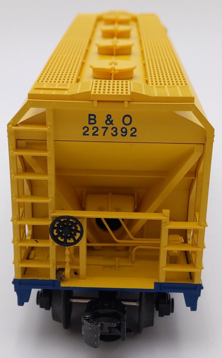 MTH 20-97492 O Gauge CSX 2-Bay Hopper #227392 EX
