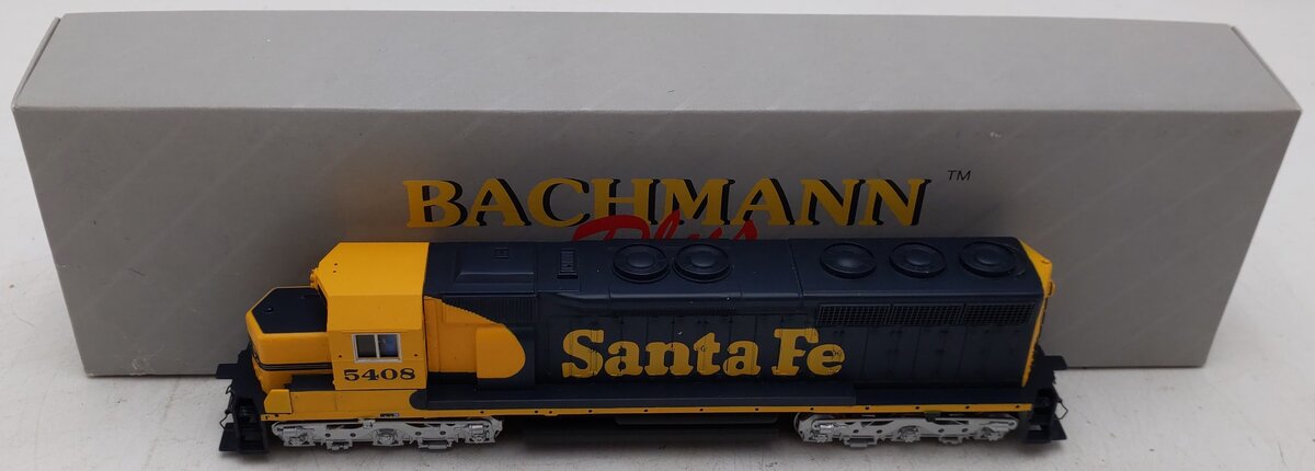 Bachmann 11612 HO Santa Fe "Warbonnet" EMD SD45 Diesel Locomotive #5408 EX/Box