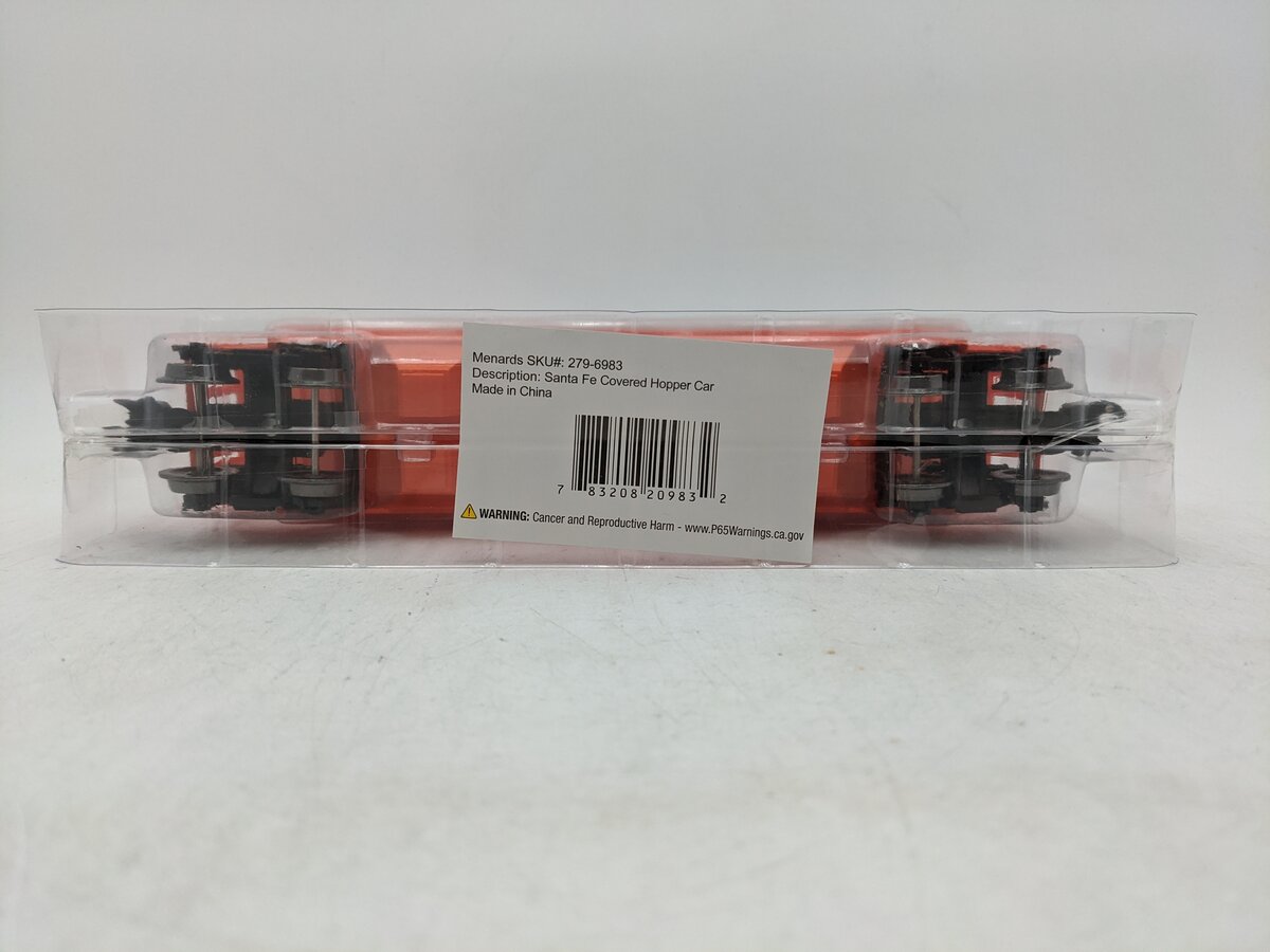 Menards 279-6983 O Santa Fe Covered Hopper #7955 NIB