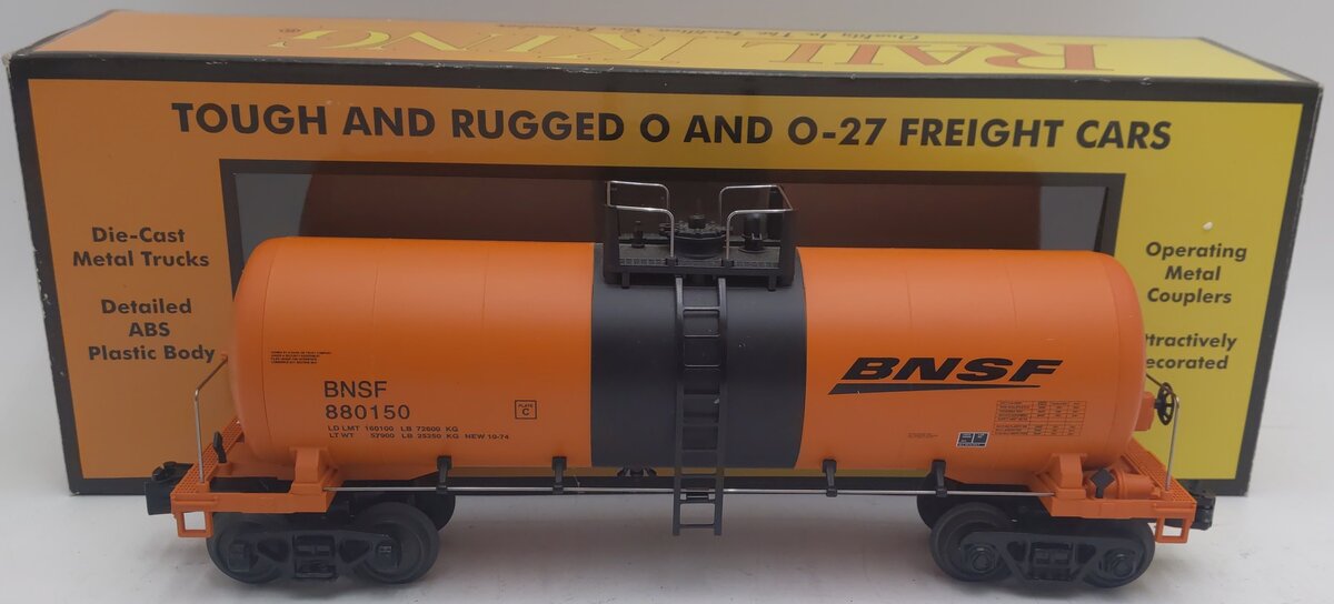 MTH 30-4220B O BNSF Modern Tank Car EX/Box