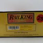 MTH 30-7644 O Gauge BNSF Husky-Stack Car with Containers #212261 EX/Box