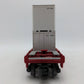 MTH 30-7644 O Gauge BNSF Husky-Stack Car with Containers #212261 EX/Box