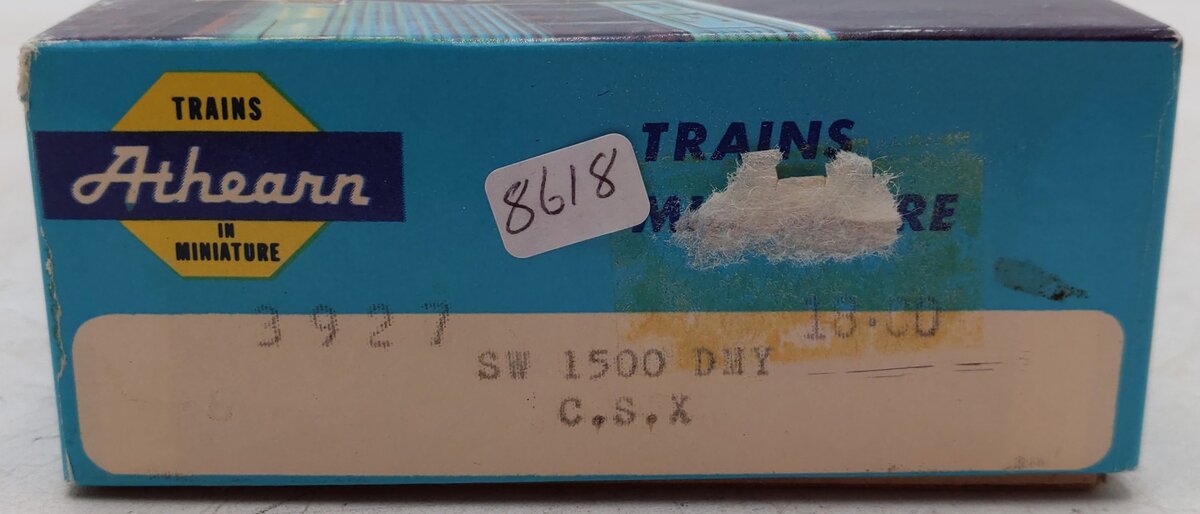 Athearn 3927 HO CSX 1500 Dummy Switcher Locomotive #1125 EX/Box