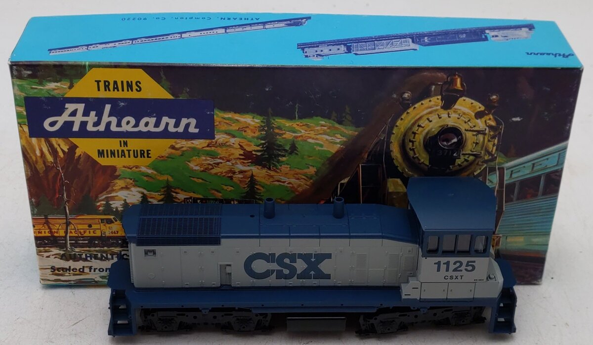 Athearn 3927 HO CSX 1500 Dummy Switcher Locomotive #1125 EX/Box