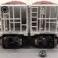 Menards 275-9155 O Gauge BNSF Ore Cars (2 Pack) #2483 and #2484 EX/Box