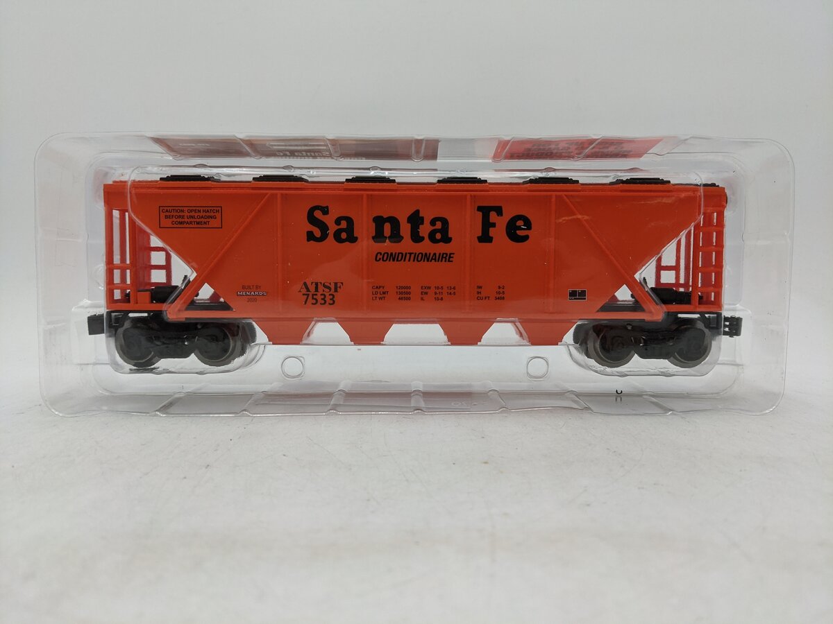 Menards 279-6983 O Santa Fe Covered Hopper #7533 NIB