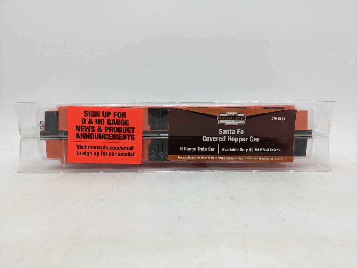 Menards 279-6983 O Santa Fe Covered Hopper #7533 NIB