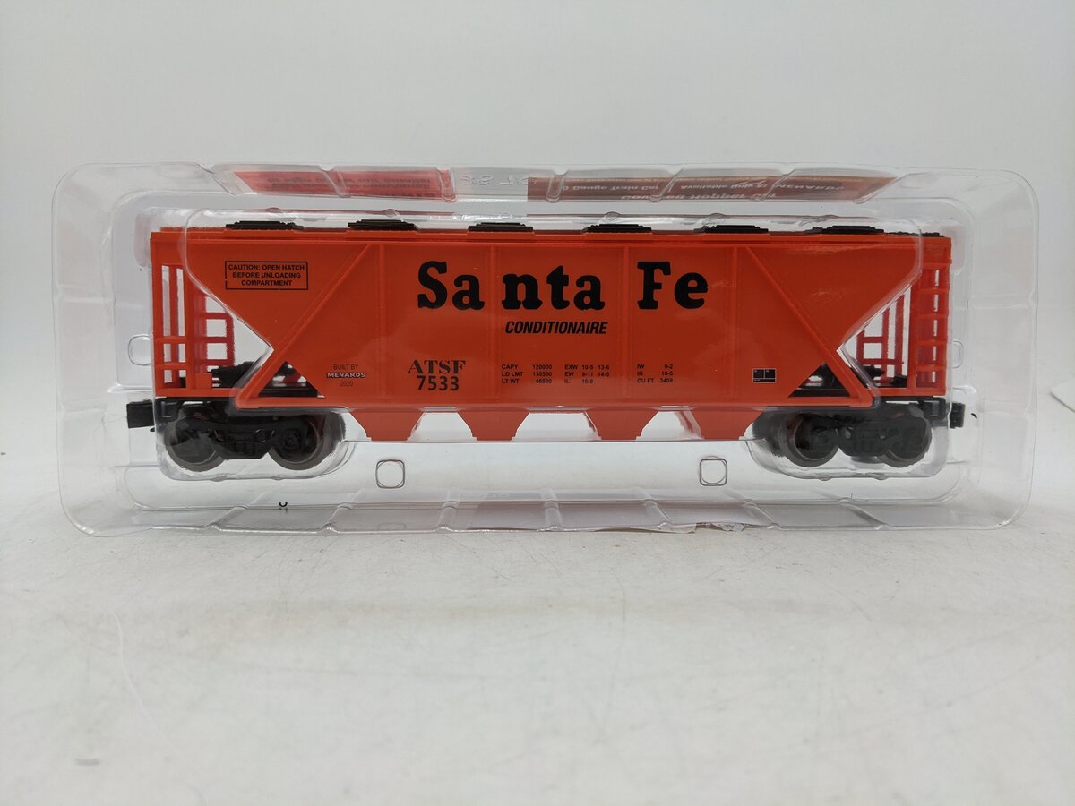 Menards 279-6983 O Santa Fe Covered Hopper #7533 NIB