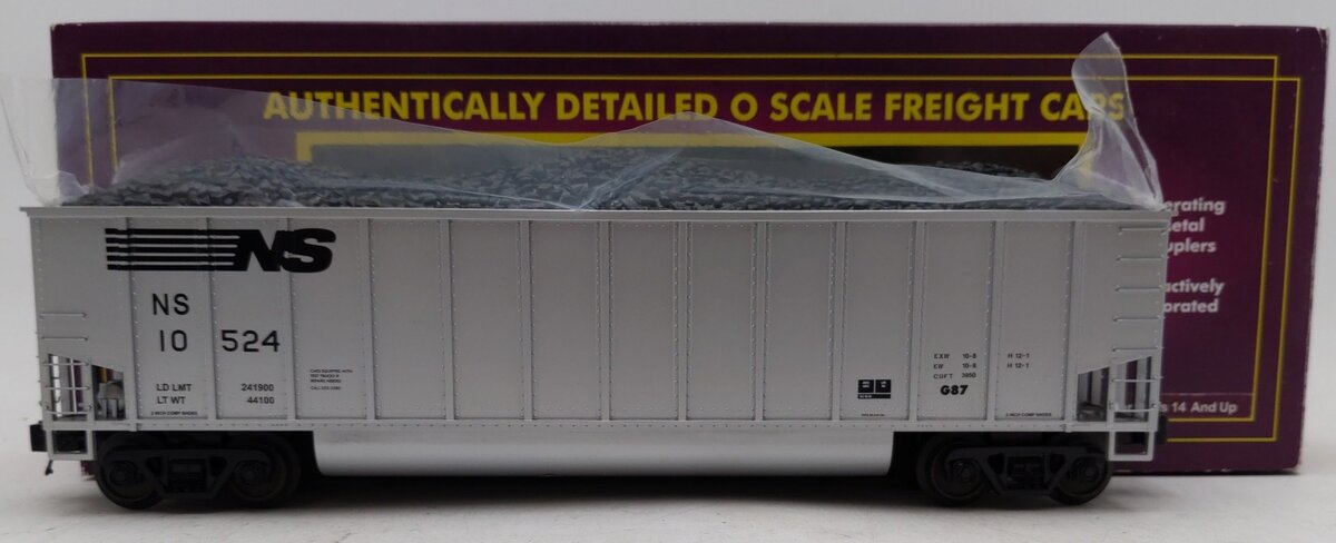MTH 20-97228 O Gauge Norfolk Southern Coalporter Hopper Car #10524 EX/Box