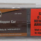 Menards 279-4570 O Gauge BNSF Covered Hopper Car #11420 NEW