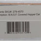 Menards 279-4570 O Gauge BNSF Covered Hopper Car #11420 NEW