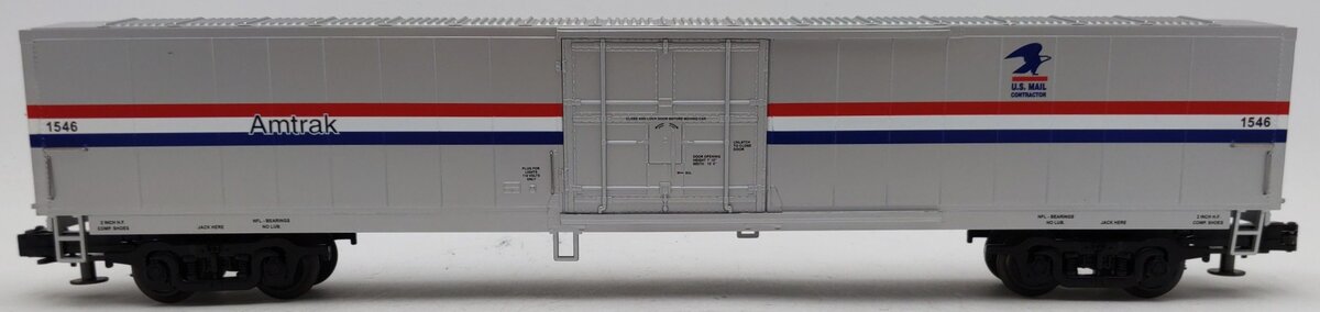 MTH 20-93027 O Gauge Amtrak 61' Mail Boxcar #1546 VG/Box