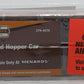 Menards 279-4570 O Gauge BNSF Covered Hopper Car #11370 NEW