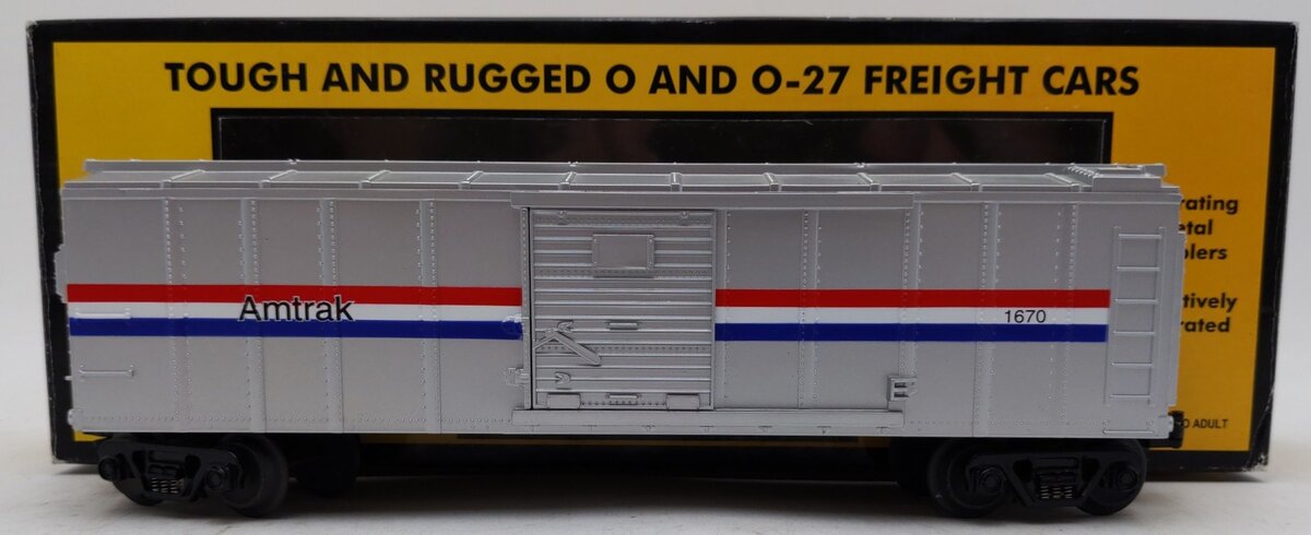 MTH 30-7421 O Amtrak Mail Boxcar #1670 EX/Box