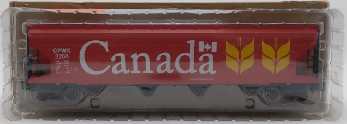 Menards  275-9370 O Gauge Canada Smooth-Sided Hopper #3268 NIB