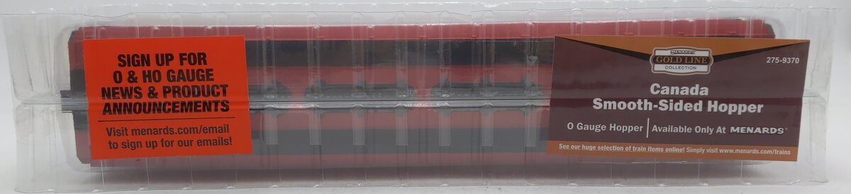 Menards  275-9370 O Gauge Canada Smooth-Sided Hopper #3268 NIB