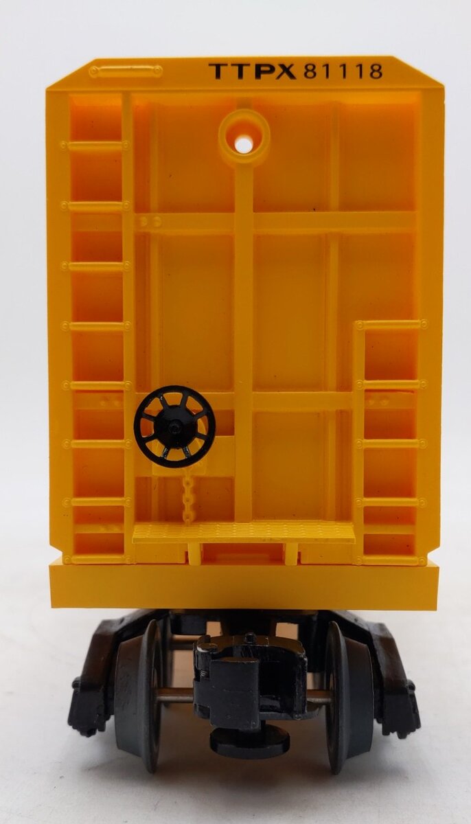 Lionel 2043123 O Trailer Train Standard Bulkhead Flat Car #81118