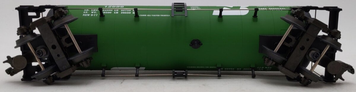 MTH 20-9200 O Burlington Northern Tank Car #12686 EX/Box